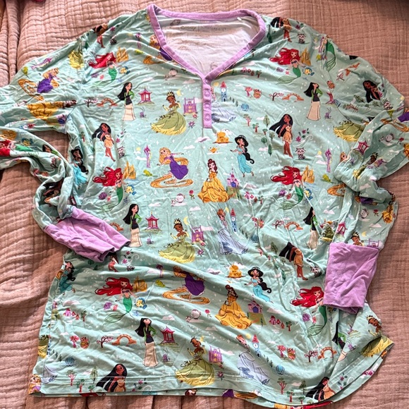 Little Sleepies Other - Little sleepies women’s Disney princess pajama top